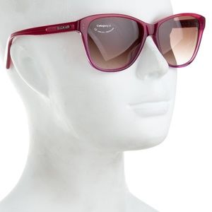 BNWT Balmain Fuchsia Translucent Sunglasses w/Case